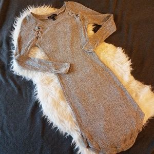 Light Sweater dress with braid detail